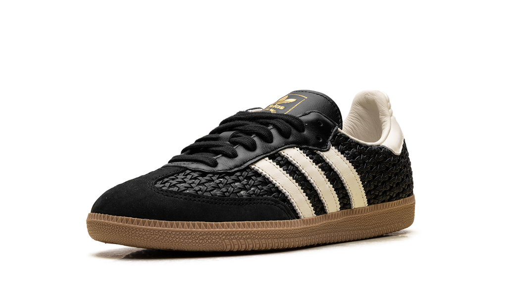 Adidas Samba OG WMNS "Basketweave Black Cream White" HQ9282
