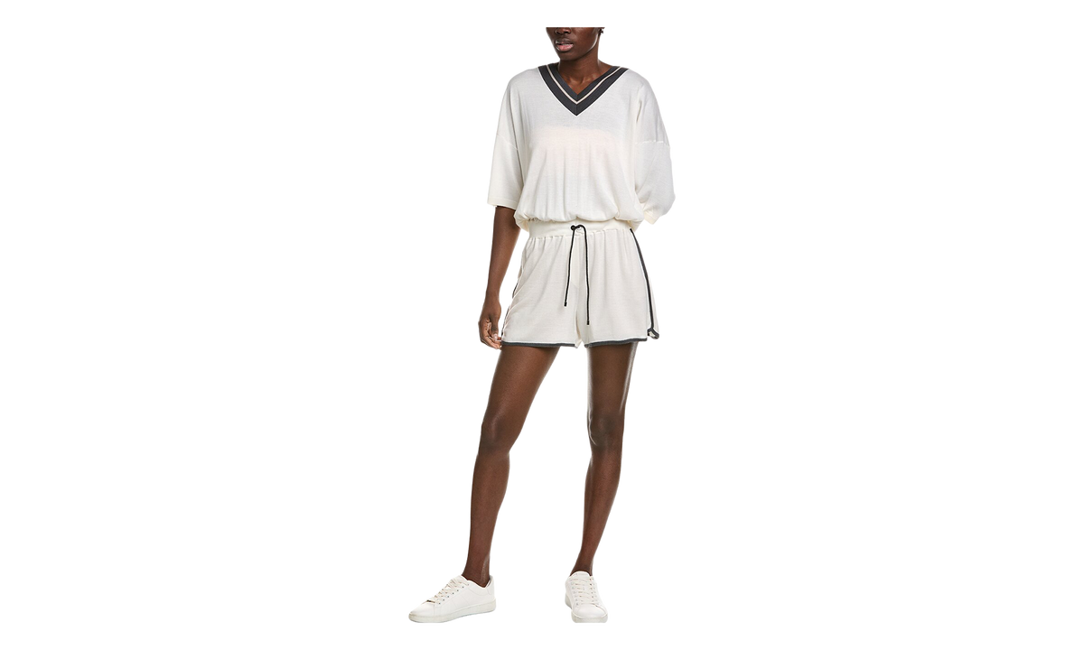 Brunello Cucinelli Cashmere Blend Tennis Dress WMNS "White" BRUN599