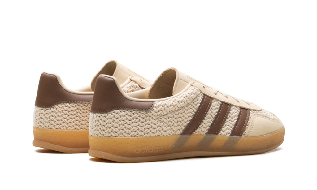 Adidas Gazelle Indoor "Cream/Brown Knit" JS1418