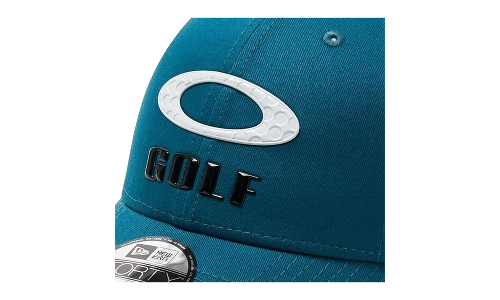 9FORTY OAKLEY x New Era Heather New Era Stripe Golf Snapback Hat "Petrol" 912145LDS 9PE