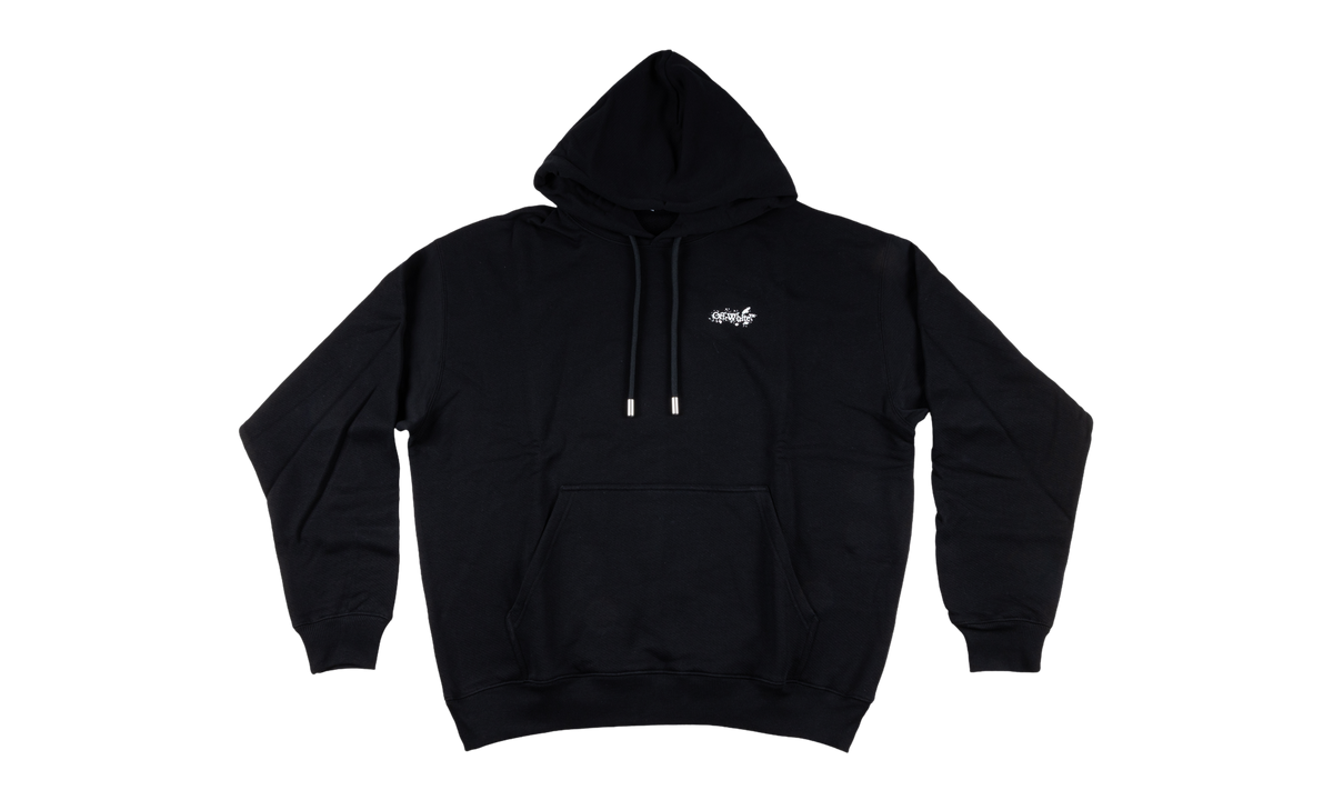 Off-White PAINT SPLATTER ARROW DIAG FRENCH TERRY HOODIE "Black" 44OWOS26K062 001