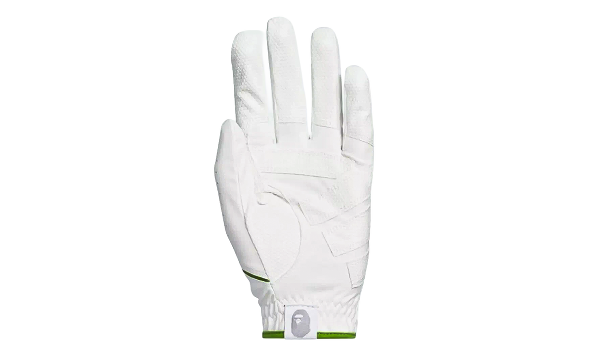 Bape Golf Glove "Adidas - White (Asia Sizing)" 1J73 182 901