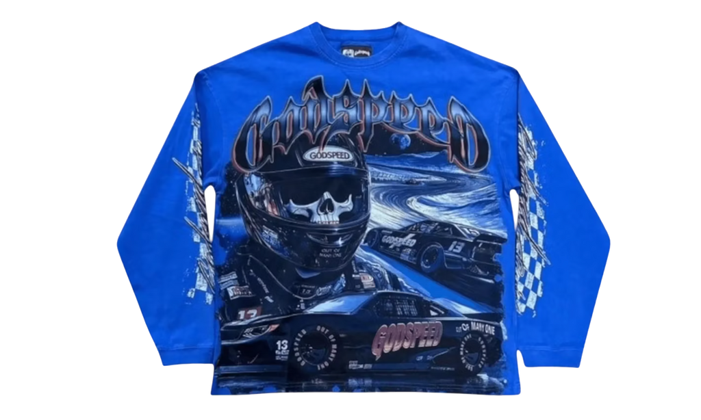 GODSPEED NEW YORK Le Dernier LS Tee "Royal Blue" GS037