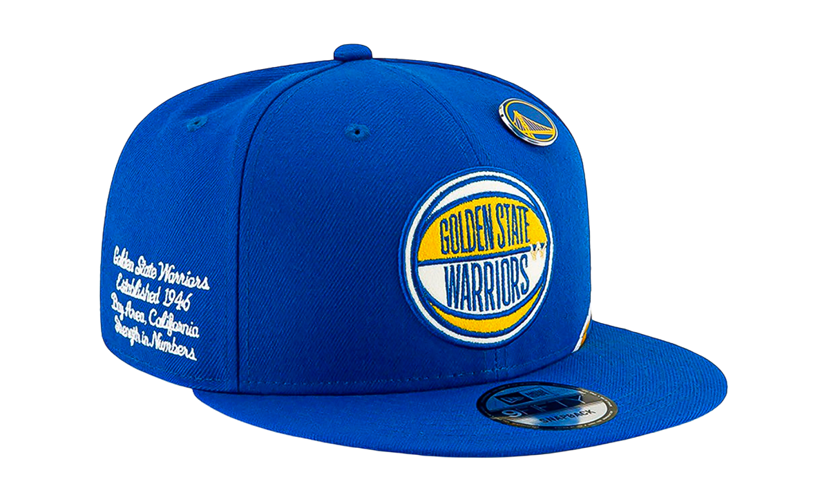 New Era 9FIFTY Golden State Warriors NBA 2019 Draft "Snapback Hat - Blue" 12041665