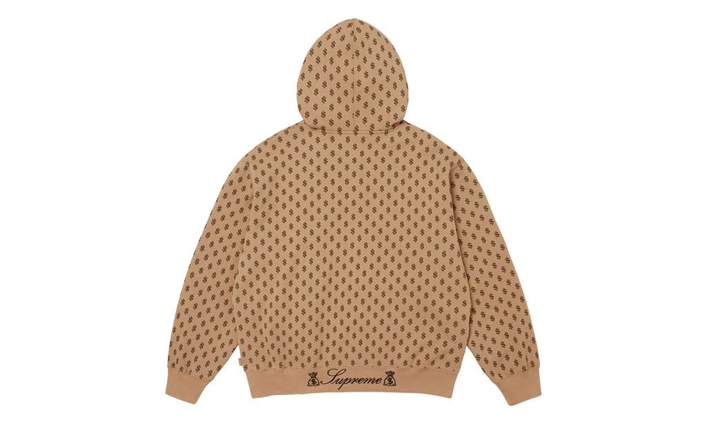 SUPREME God Over Money Zip Up Hooded Sweatshirt "FW26 - Money" SU28461