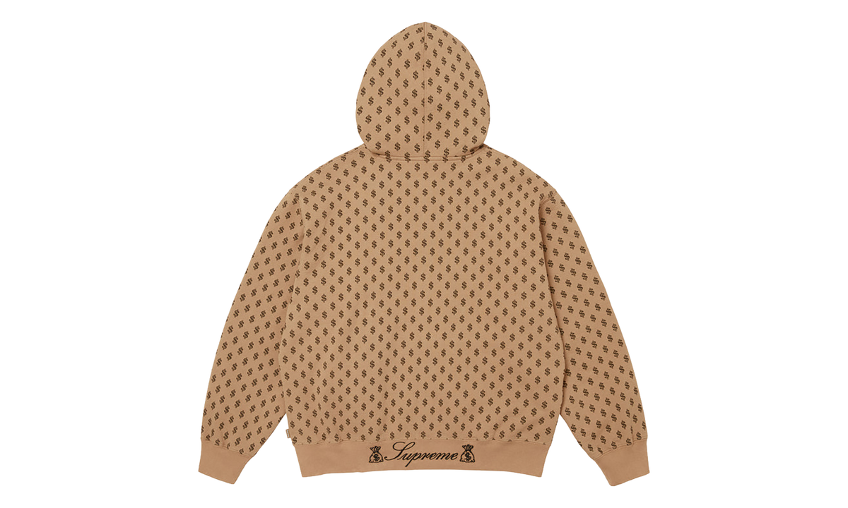 SUPREME God Over Money Zip Up Hooded Sweatshirt "FW26 - Money" SU28461