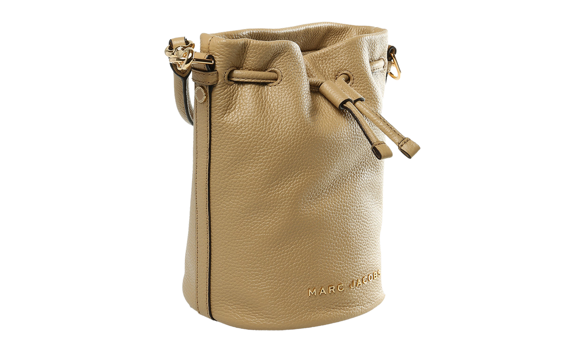 Marc Jacobs Grooved Webbing Bucket Bag "ICED COFFE" 4R3HCR013H02-238