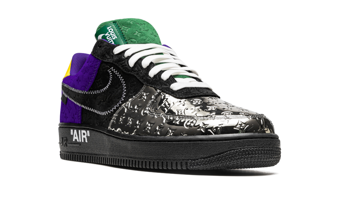 Nike Louis Vuitton Air Force 1 Low "Virgil Abloh - Purple Dusk/Metallic Silver" 1A9VCC