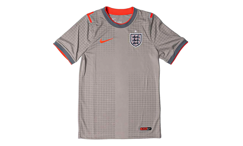 Nike England x Palace Short Sleeve Soccer Top WMNS "Grey" IB4703 052