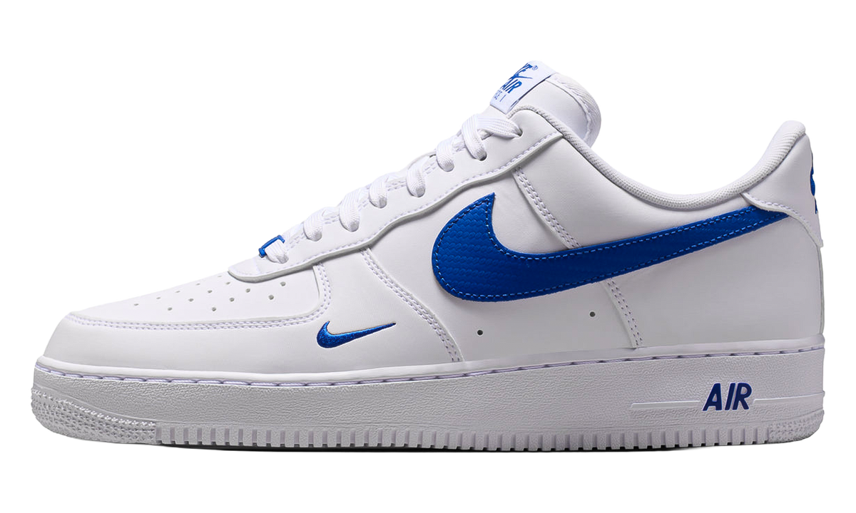 Nike Air Force 1 Low '07 "Carbon Fiber Swoosh White Game Royal" IV5732 100