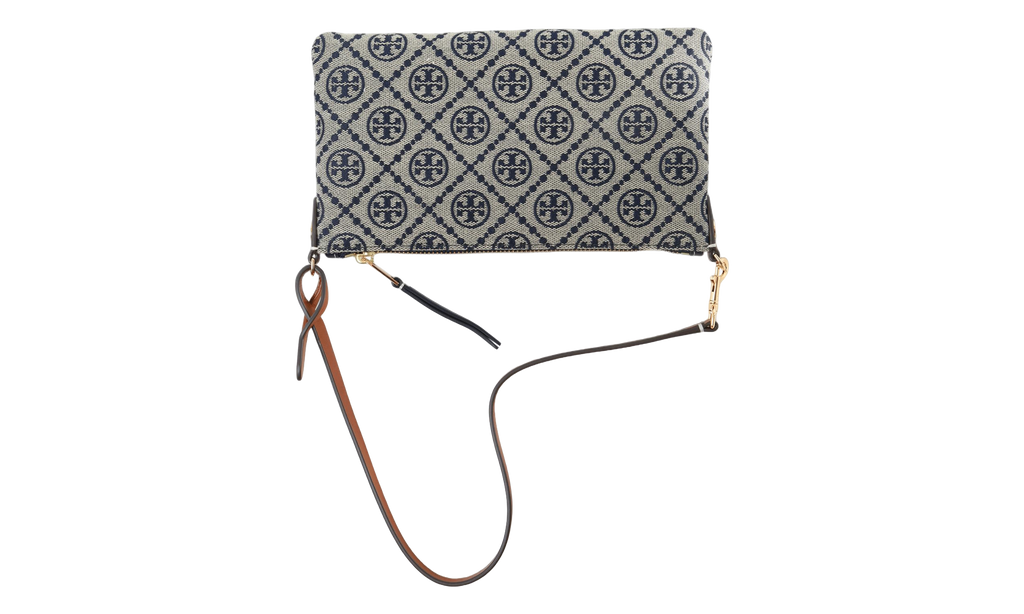 Tory Burch T Monogram Pochette Bag "Navy" 179962 405