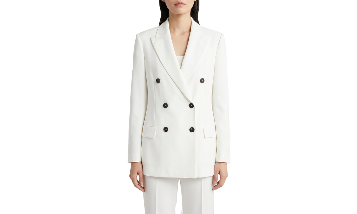 Brunello Cucinelli Double Breasted Jacket WMNS "Off White" BRUN1467