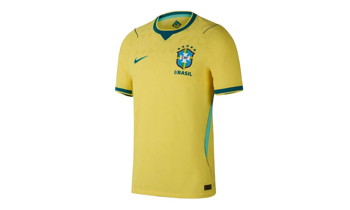 Nike Brazil National Team 2026 Match Home Aero-FIT Football Shirt "Canary / Light Menta / Geode Teal" IB5143 724
