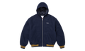 SUPREME Larry Clark Hooded Varsity Jacket "FW26 - Navy" SU28437