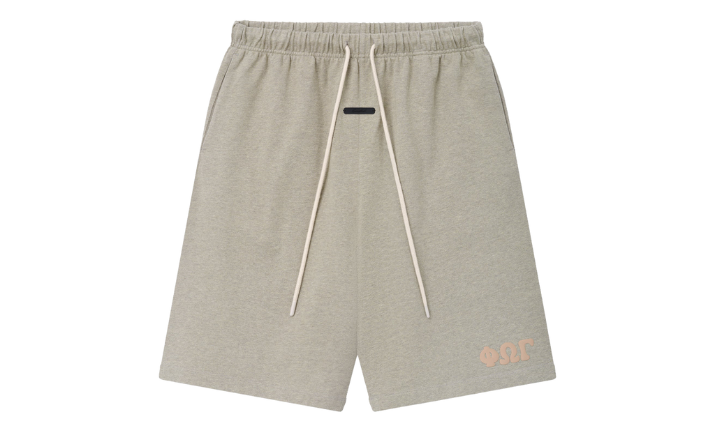Fear of God Essentials Heavy Jersey 90s Sweatshort "Washed Seal Heather" RW00277 Washed Seal