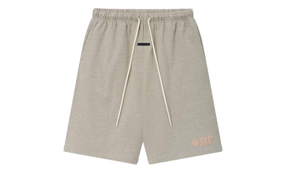 Fear of God Essentials Heavy Jersey 90s Sweatshort "Washed Seal Heather" RW00277 Washed Seal