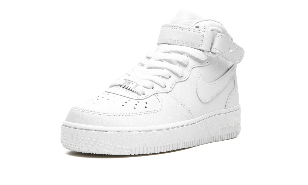 Nike AIR FORCE 1 '07 MID MNS WMNS "Triple White" DD9625 100