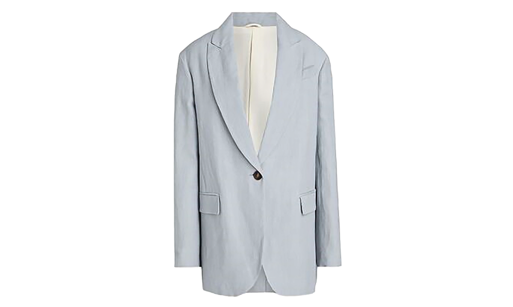 Brunello Cucinelli Relaxed Blazer WMNS "Powder Blue" BRUN1355