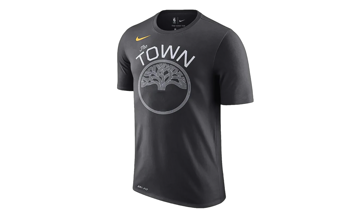 Nike NBA GS WARRIORS THE TOWN DRI-FIT COTTON SHORT SLEEVE TEE "Grey" M11595 GRY