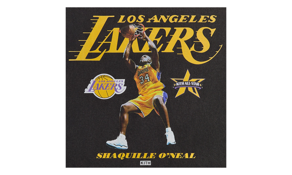 Kith NBA All-Star Los Angeles Lakers Shaquille O'Neal "Black" KHM034948 001