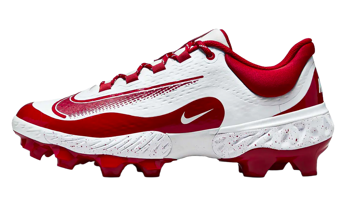 Nike Alpha Huarache Elite 4 Low MCS "White University Red" FD6255 105
