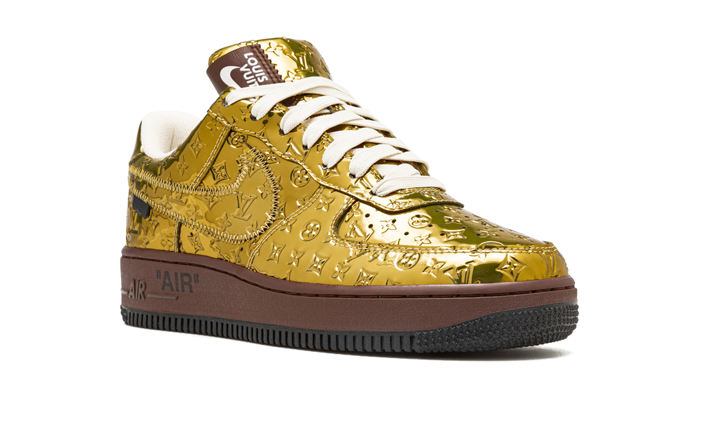 Nike Louis Vuitton Air Force 1 Low "Virgil Abloh - Metallic Gold" 1A9VG3