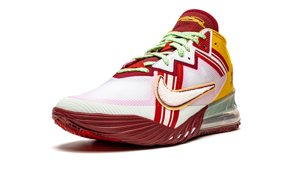 Nike LeBron 18 Low "Mimi Plange Higher Learning" CV7562 102