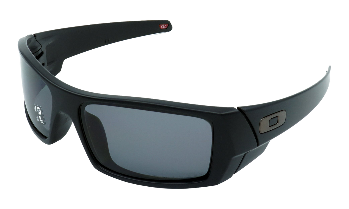 Oakley Gascan Polarized Sunglasses "Matte Black / Grey Polarized" 11 122