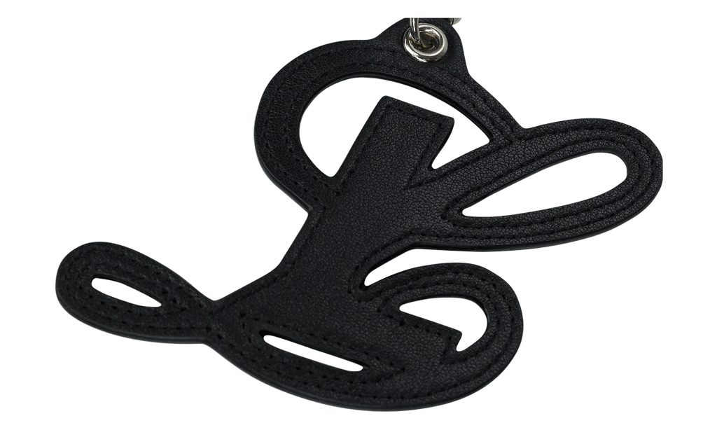 Luar Bag Charm Keychain "Black" KEYCHN BLACK 2