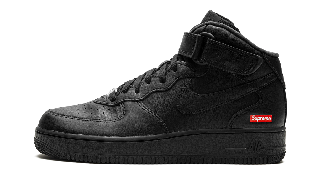 Nike Air Force 1 Mid "Supreme - Mini Box Logo Black" FZ8784 001