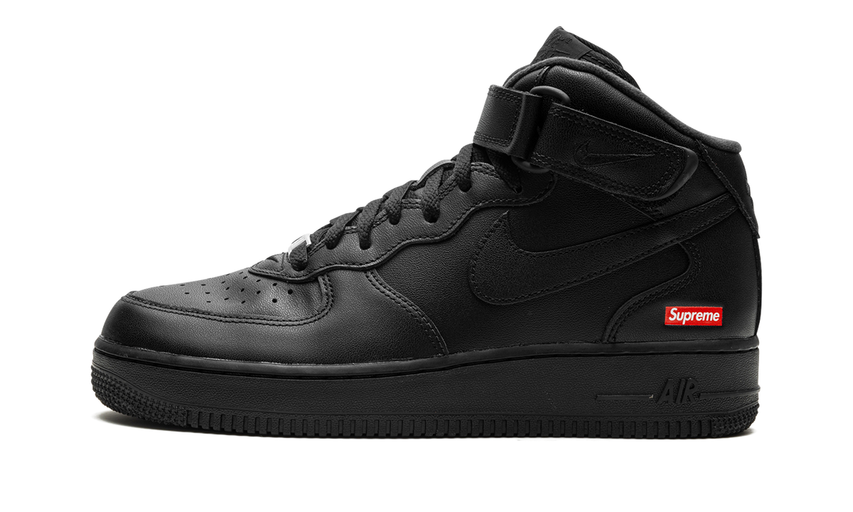 Nike Air Force 1 Mid "Supreme - Mini Box Logo Black" FZ8784 001
