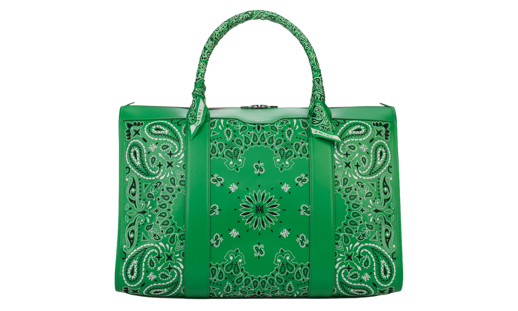 Amiri Weekender Bandana Bag "Green" PF23MAW005 310