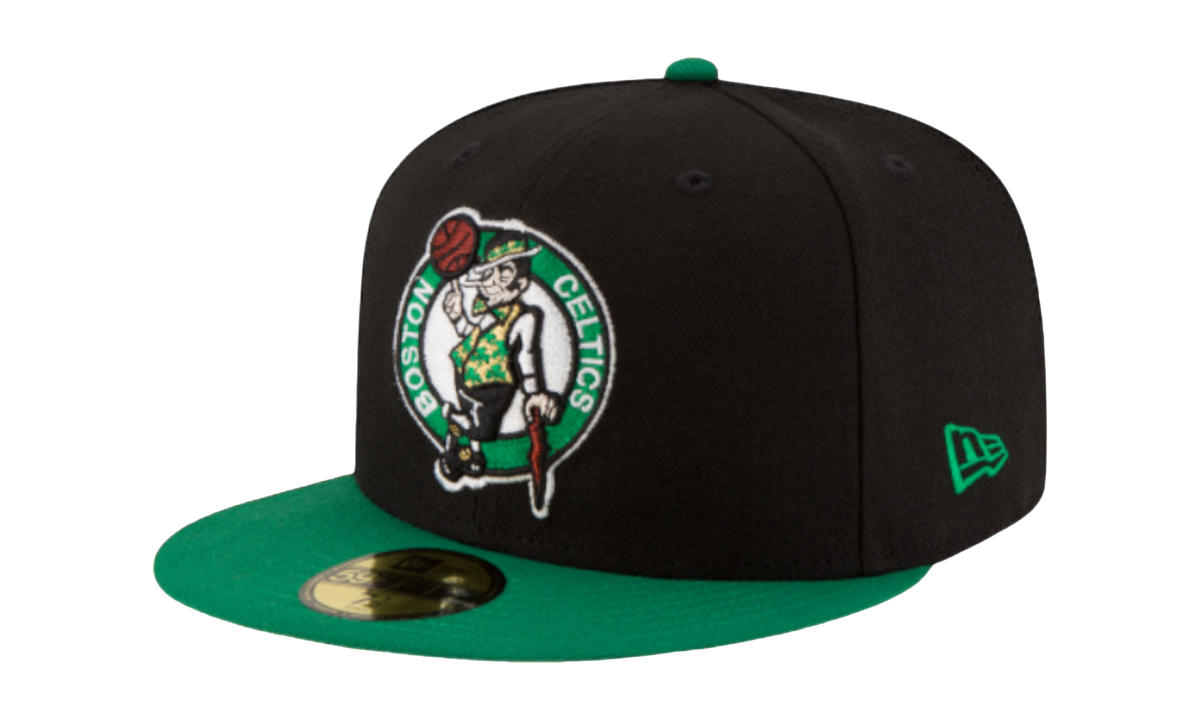 New Era 59FIFTY Boston Celtics 2Tone Fitted Hat "Black / Green / Gray UV" NE498