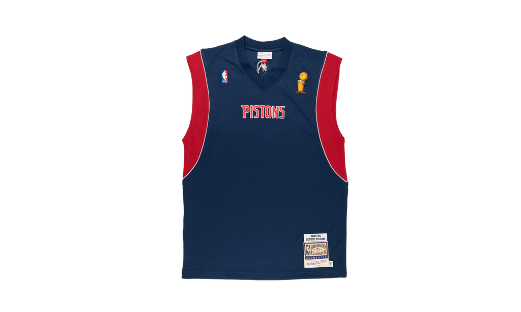 Mitchell & Ness NBA SHOOTING SHIRT PISTONS 2003 "DETROIT PISTONS" ASSH6321 DPI03PPPNAVY