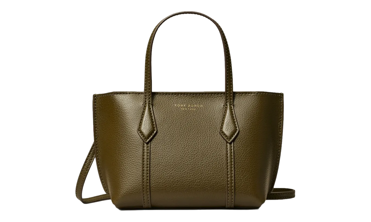 Tory Burch Mini Perry Tote Bag "Leccio" 177399 325