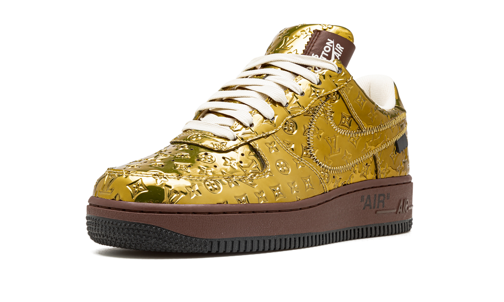 Nike Louis Vuitton Air Force 1 Low "Virgil Abloh - Metallic Gold" 1A9VG3