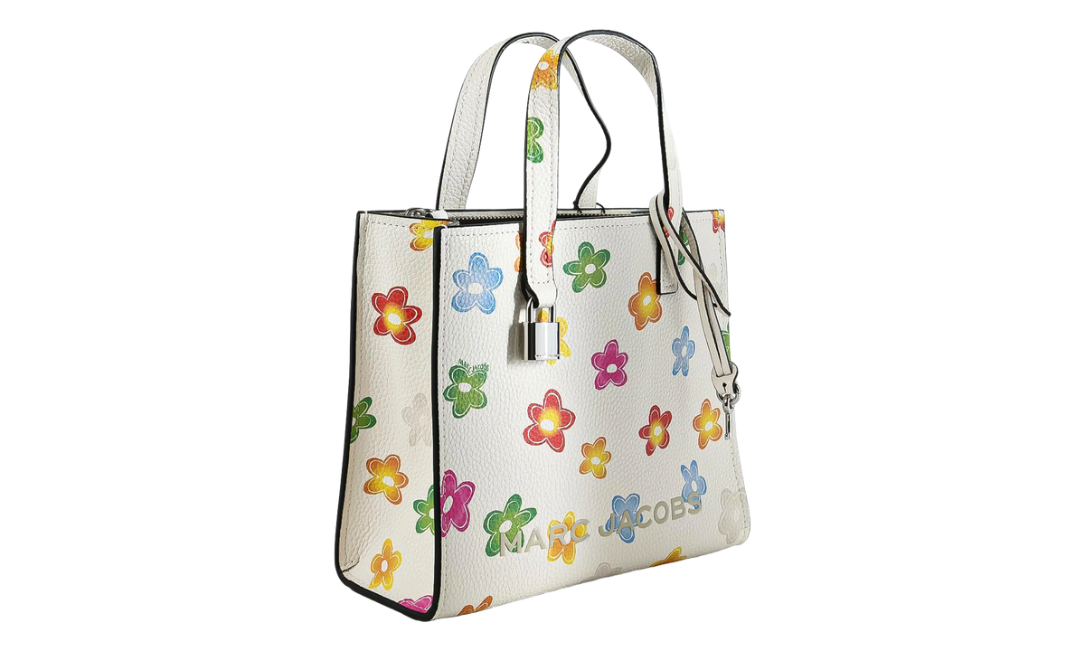 Marc Jacobs Mini Grind Wild Daisy Bold Grind Bag "White" 4P6HTT002H01 101