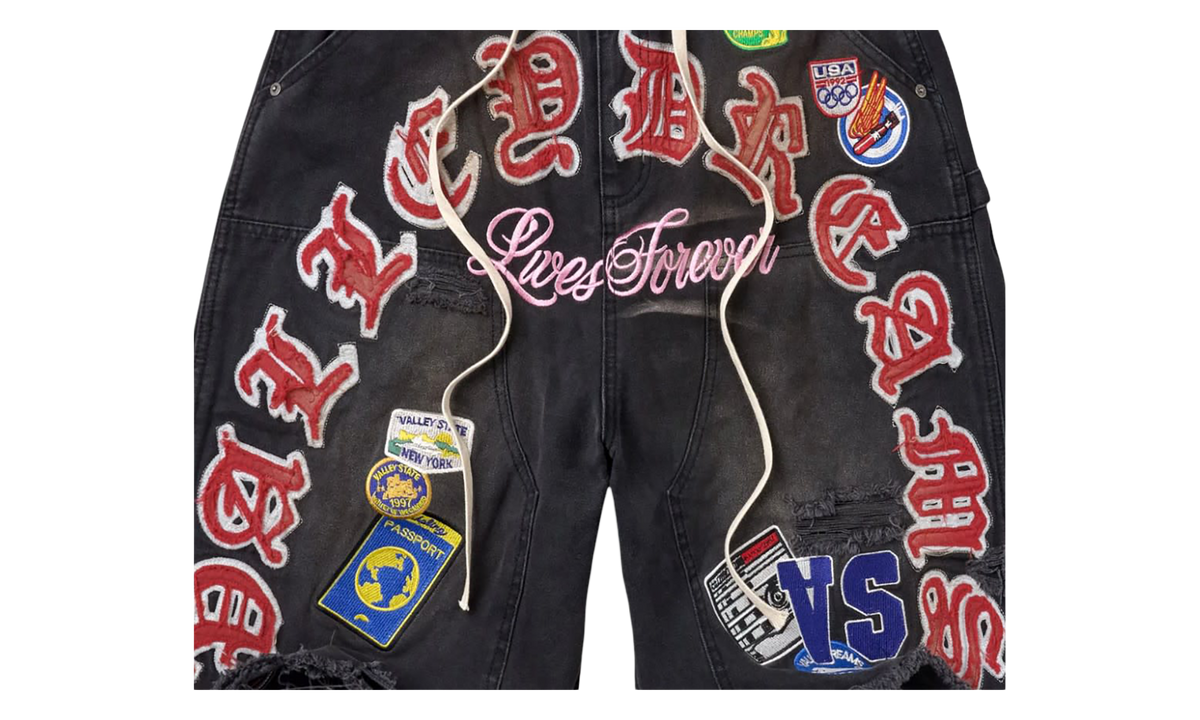 Vale Forever Workshop Jorts "Black" VAL369