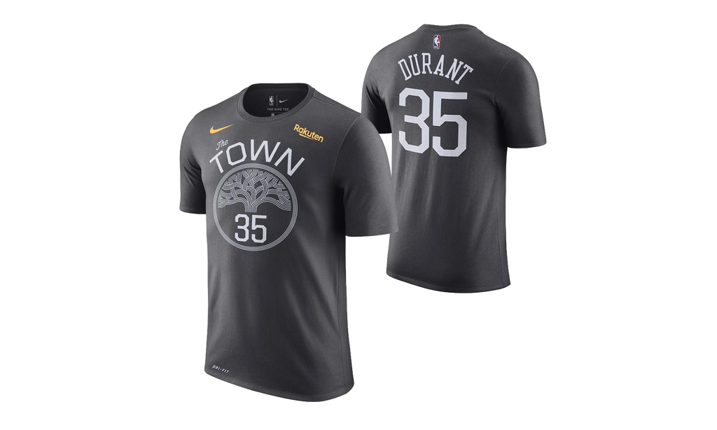 Nike NBA GS Warriors The Town Shirt WMNS "Kevin Durant" 871408 066