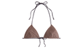 Kith Talia Ii Monogram Tie Top "Brown" khw070070 210