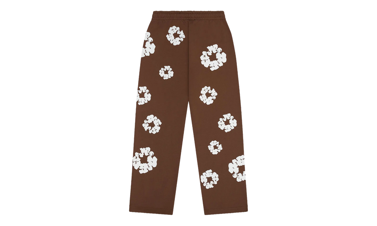 Denim Tears Cotton Wreath Baggy Sweatpants "Dark Brown" DT660