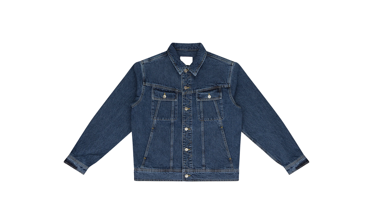 Aime Leon Dore TRUCKER DENIM JACKET "Blue" ALD MOTW 0005