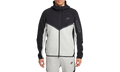 Nike Tech Men's Full-zip Windrunner Hoodie "BLACK/DARK HEATHER-GREY/BLACK" HV0949 011
