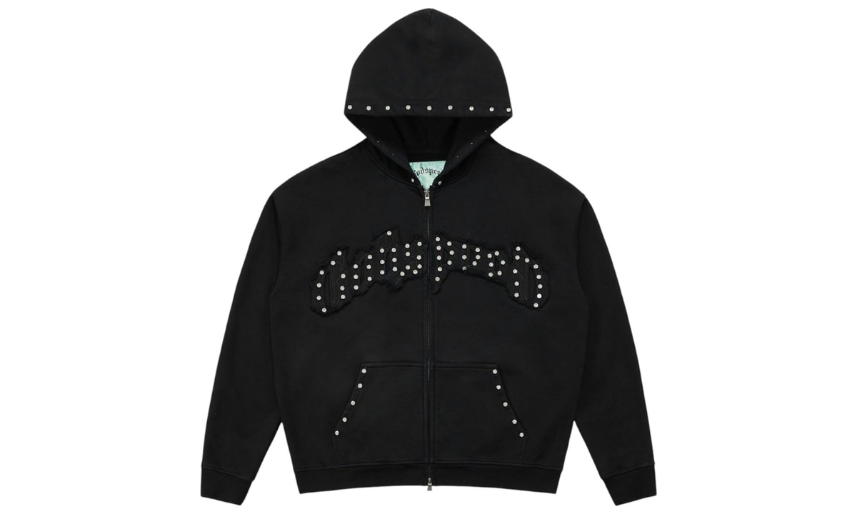 Godspeed New York Symmetric Studded V2 VVS Hoodie "Black" NQ9TDBSS