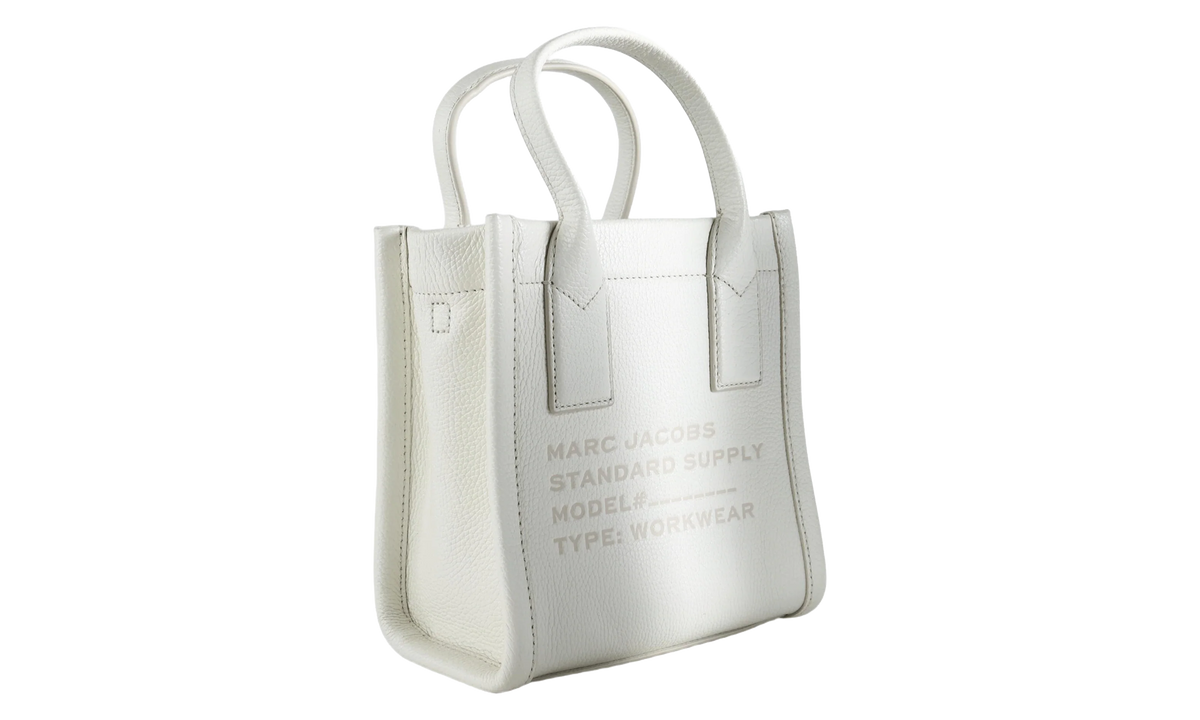 Marc Jacobs Small Tote Leather Standard Supply Bag "Cotton" 4P4HCR012H01 137
