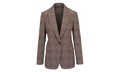 Brunello Cucinelli Wool Blend Tailored Jacket WMNS "Beige / Brown / Black" BRUN1306