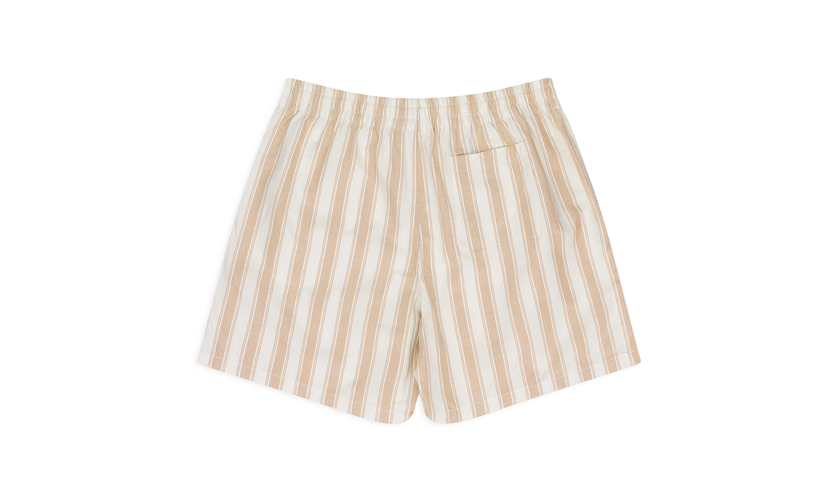 Aime Leon Dore STRIPED DRAWSTRING SHORTS "KHAKI/WHITE" SS23WR009 KHAKI STRIPE