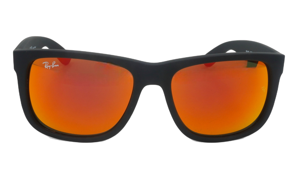 Rayban Justin Sunglasses "Rubber Black" RB4165-622-6Q_55