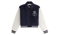Kith Campbell Varsity Wool Jacket WMNS "Navy" KHW010199 413