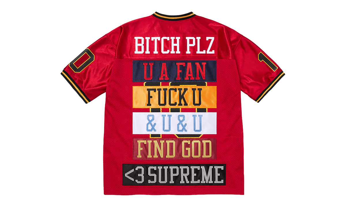 Supreme Find God Football Jersey "SS26 - red" SU27066